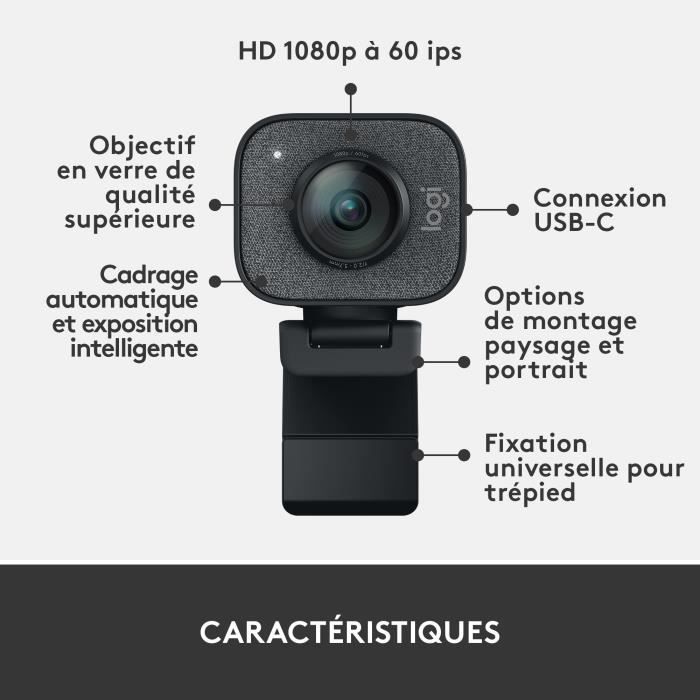 Webcam FHD Logitech Black