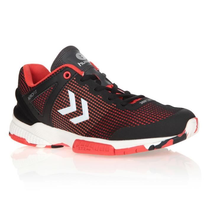HUMMEL Chaussures de Volley-Ball Aero HB180 2.0 Phantom/Fiesta - Homme - Rouge