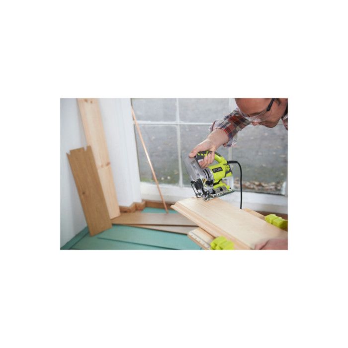 Scie sauteuse pendulaire RYOBI 600W 85mm bois - coffret de 5 lames RJS-850KA5