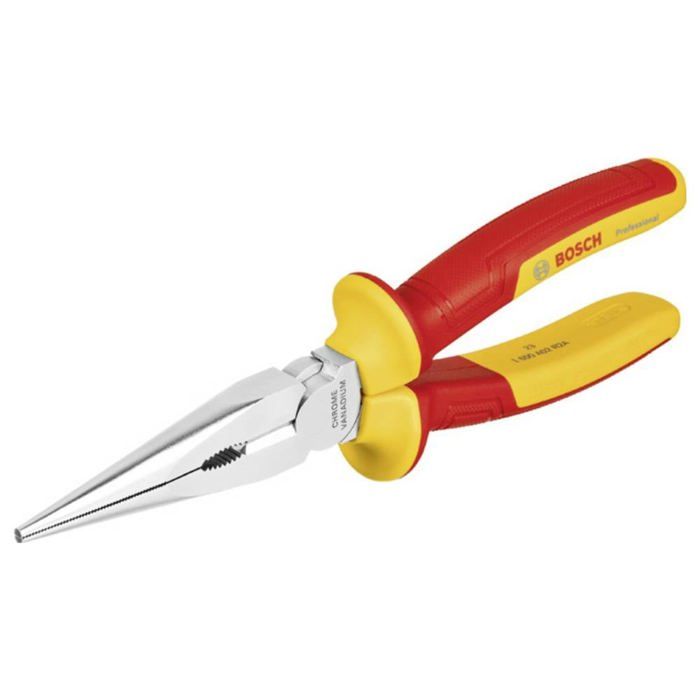Bosch Professional pince VDE droite a bec long 200 mm