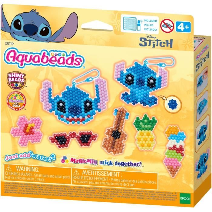 Image secondaire de Le kit Stitch - AQUABEADS - 700 perles - Des 4 ans