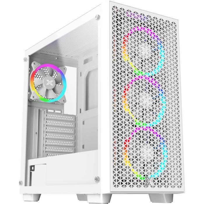 PC case - XIGMATEK - Gaming G Pro Arctic (White) - Medium tower - E-ATX format - 4x120mm LED A-RGB