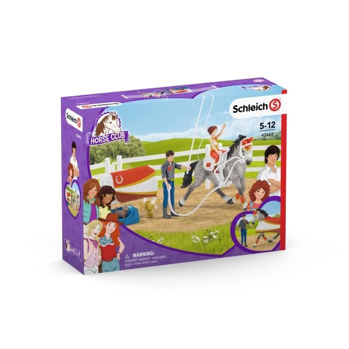 SCHLEICH - Kit de voltige équestre Horse Club Mia - 42443 - Gamme Horse Club