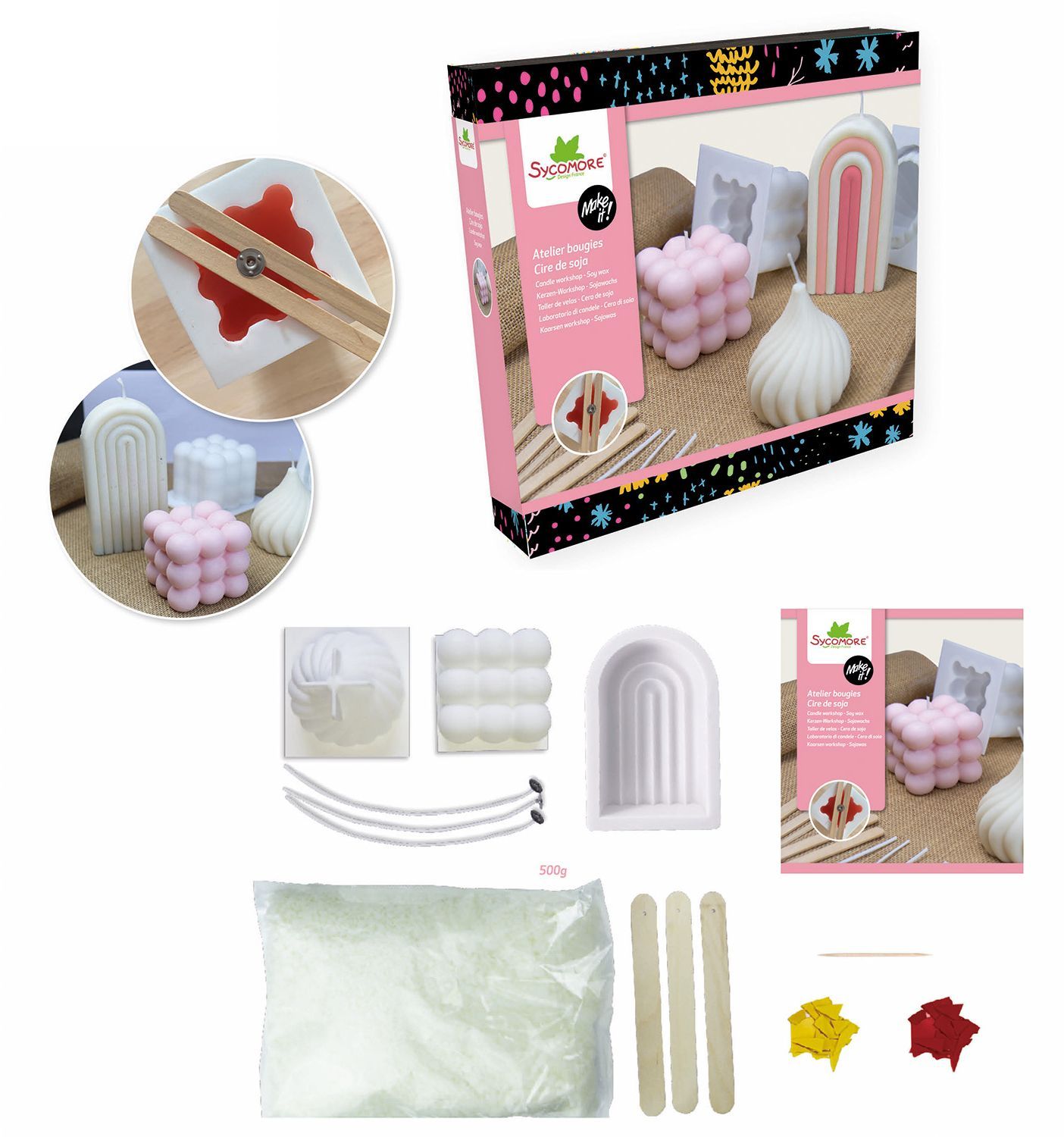 Image secondaire de Atelier Créatif Bougies XL - SYCOMORE