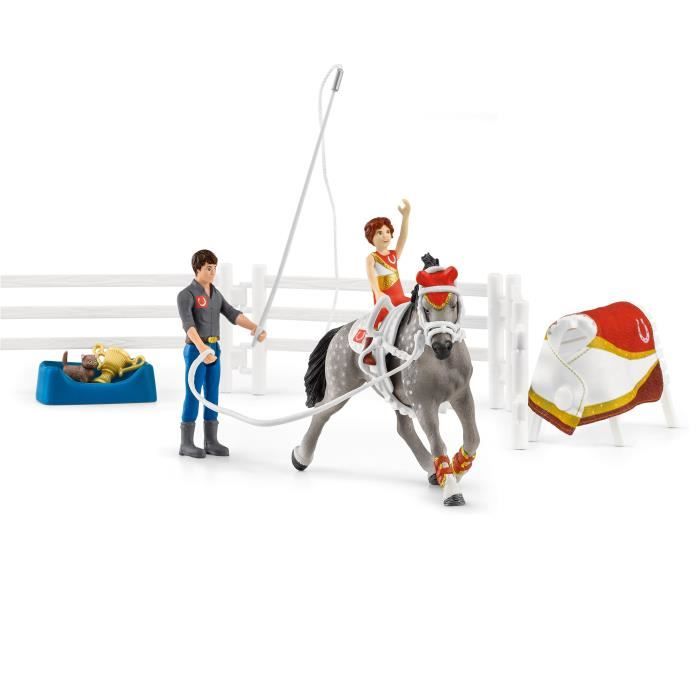 SCHLEICH - Kit de voltige équestre Horse Club Mia - 42443 - Gamme Horse Club