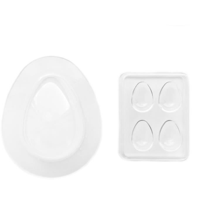 FRIFRI ZCMOUL3 - Moules 3D oeufs de Pâques - Sans BPA - Facile a utiliser - Instructions d'utilisation incluses