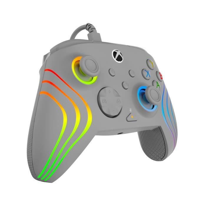 Image secondaire de TURTLE BEACH Manette de jeu - Xbox Series X|S, Xbox One et PC - Afterglow Wave - RGB Filaire Gris