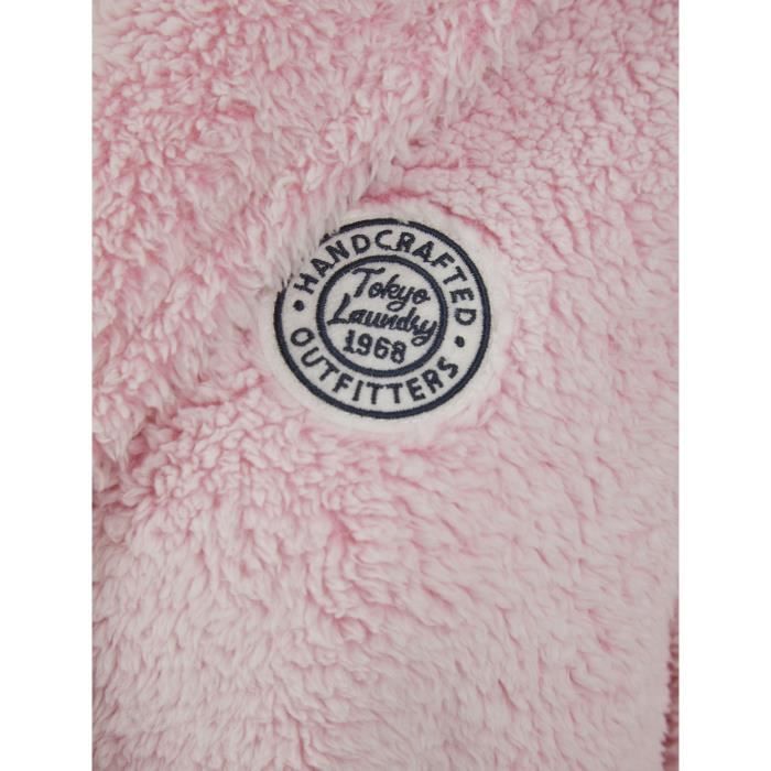 TOKYO LAUNDRY Robe de Chambre avec Capuche Rose Femme