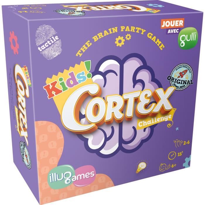 Zygomatic | Cortex : Challenge Kids! | Jeu de société | a partir de 6 ans | 2 a 6 joueurs | 15 minutes
