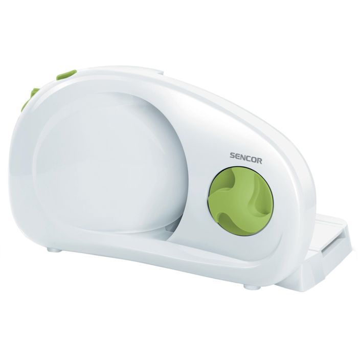 Trancheuse �lectrique - SENCOR - SFS 1001GR - 100 W - Blanc / Vert
