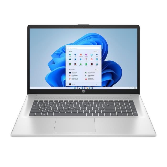 PC Portable HP 17-cn3031nf - Windows 11 - 17,3 FHD IPS - Core i5-1334U - RAM 16Go - Stockage 512Go SSD - AZERTY
