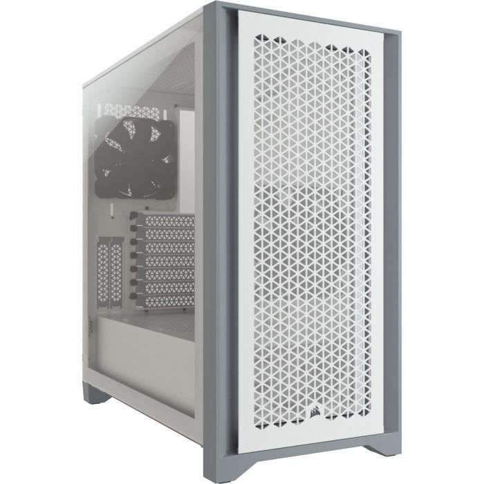 CORSAIR 4000D Airflow PC Case - Mid Tower - Vetro temperato - Bianco (CC9011201WW)