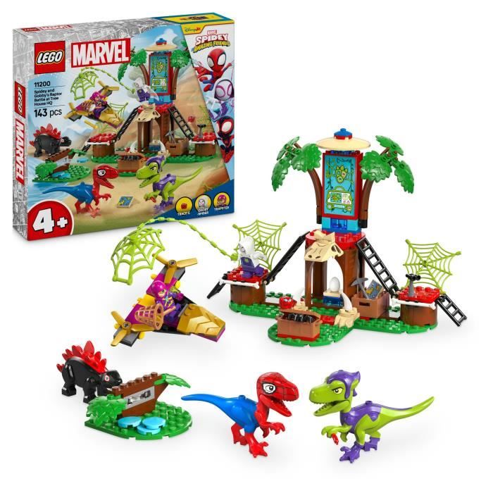 LEGO Marvel 11200 Spidey contro il Raptor di Gobby nella casa sull'albero - Spidey e i suoi straordinari amici