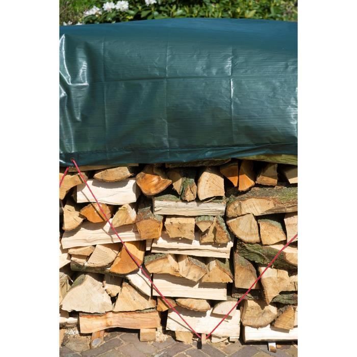Image secondaire de Bâche de Protection pour Bois NATURE - 5 x 6 m - 100% Étanche et Anti-UV