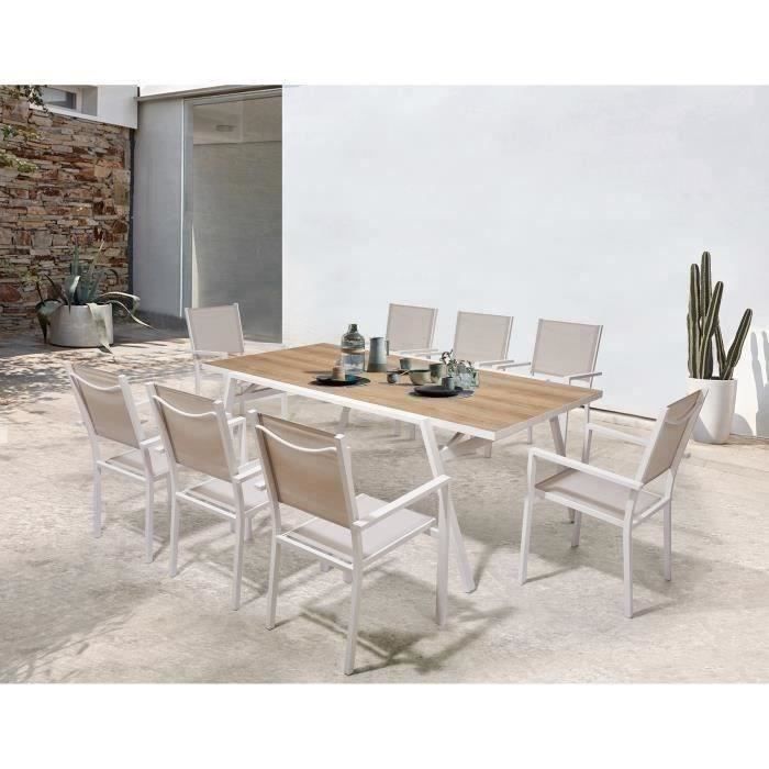 Table de jardin - Aluminium - 200 cm - Valkyrie