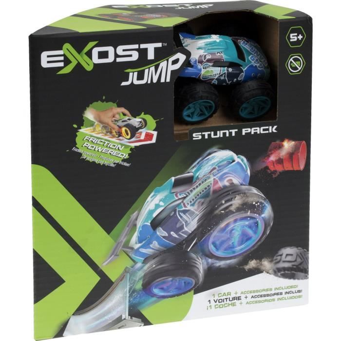 EXOST JUMP - Coffret cascades : 1 petite voiture a friction + accessoires - Modele aléatoire - Petites voitures a collectionner