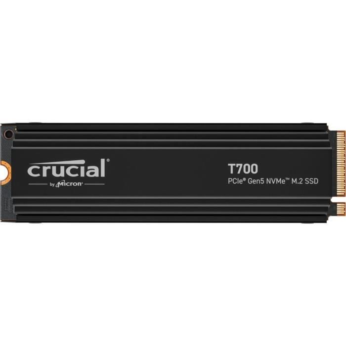 Crucial T700 - SSD interno - 4 TB - PCI Express 5.0 (NVMe)