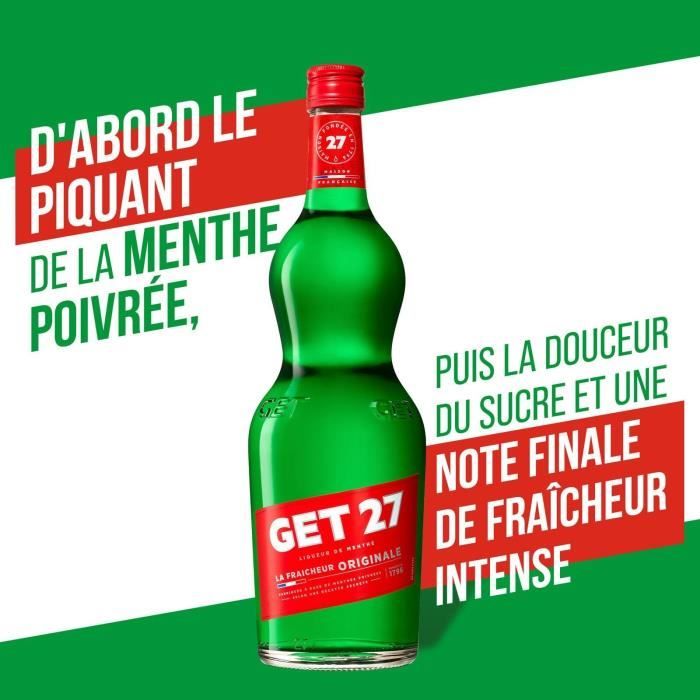 Image secondaire de Liqueur Get 27 - Liqueur de menthe - France - 17.9%vol - 100cl