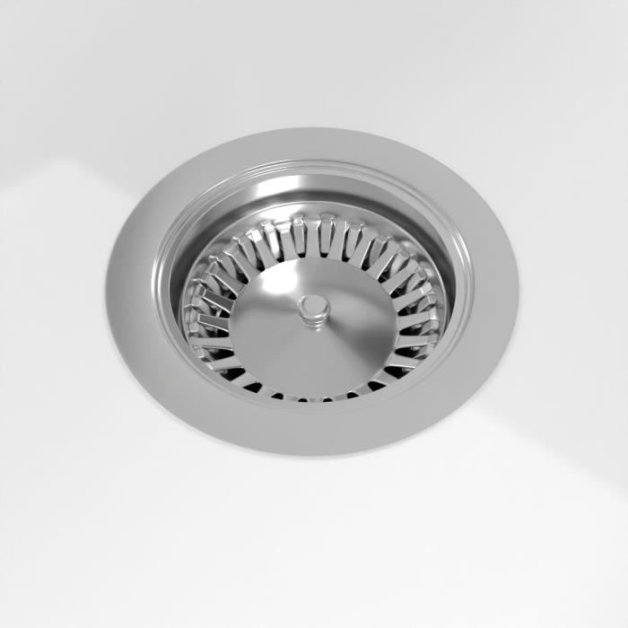VILLEROY & BOCH -  Evier 60  - Céramique -  blanc réversible Architectura -  vidage automatique inclus