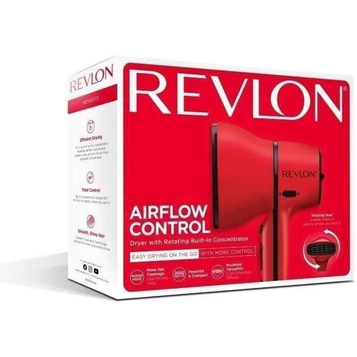 Asciugacapelli - REVLON - AIRFLOW CONTROL - RVDR5320E - Diffusore permanente orientabile 90° - 2000W