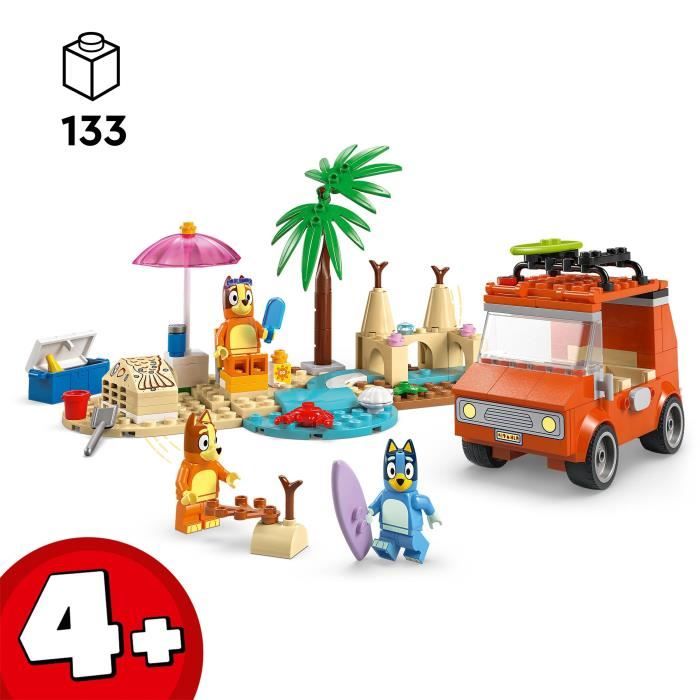 Image secondaire de LEGO Bluey 11202 Les Vacances et le Voyage en Voiture de Bluey - Jeu de Construction 4 ans