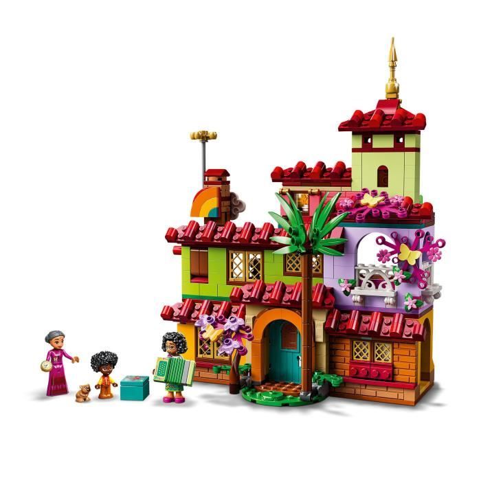 LEGO 43202 Disney La Maison Madrigal, Jouet, avec Figurines du Film Encanto et Mini-Poupées, Idée de Cadeau Garçons et Filles 6 Ans