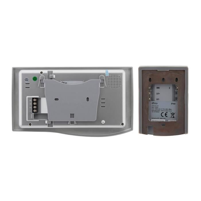 OTIO Interphone vidéo couleur ultra plat 2 fils 7''