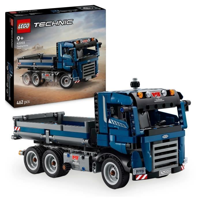 LEGO Technic 42203 Camion benne - Jeu de construction pour garçon des 9 ans - Idée cadeau