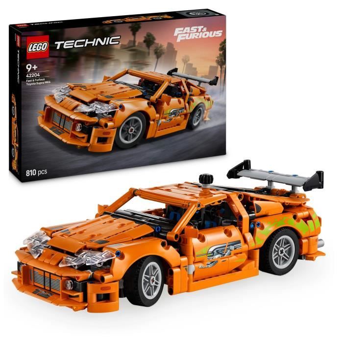 LEGO Technic 42204 Fast and Furious Toyota Supra MK4 - Jouet voiture pour garçon des 9 ans