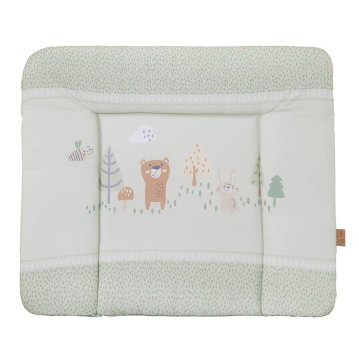Matelas à Langer Woodland Buddies - Vert Pastel 85 x 75 cm