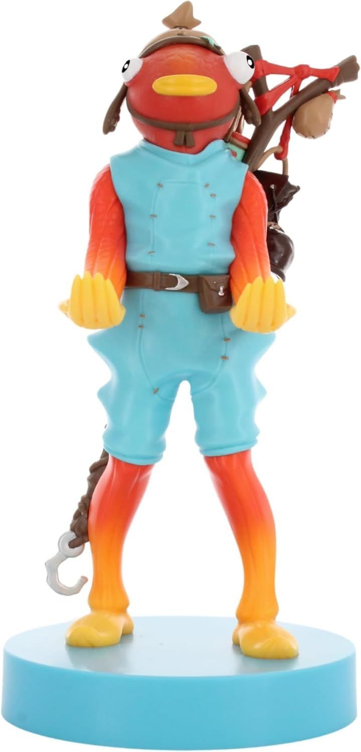 Figurine Fortnite Poiscaille - Support de Manette et Smartphone avec Câble USB
