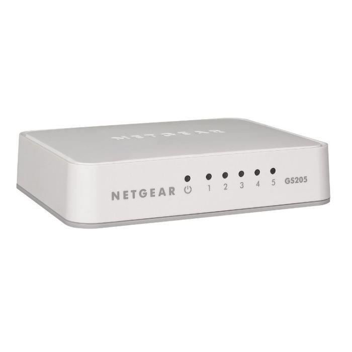 NETGEAR switch 5 ports Gigabit GS205