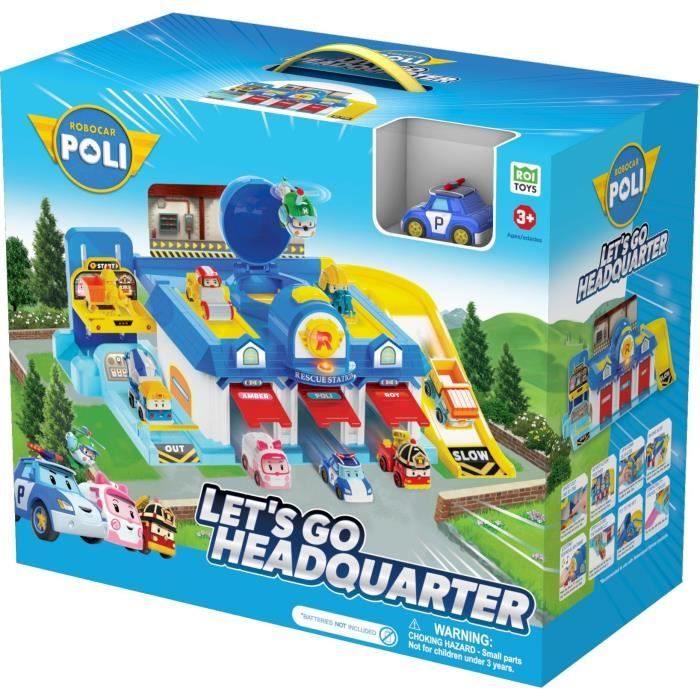 Playset HQ - Mini Garage per Veicoli - SILVERLIT - 1 veicolo incluso - Dai 3 anni