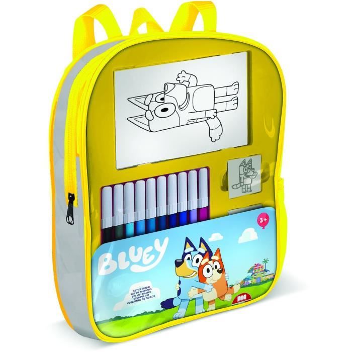 Zaino pieno - MULTIPRINT - 24120 - 4 francobolli Bluey