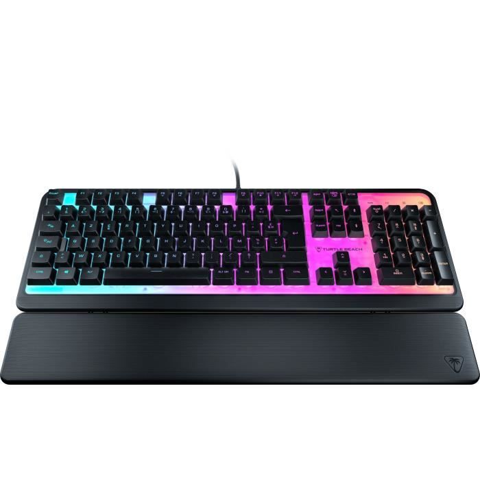 Tastiera da gioco - Turtle Beach Magma - Membrana RGB - Nera, tasti silenziosi, AIMO™ RGB