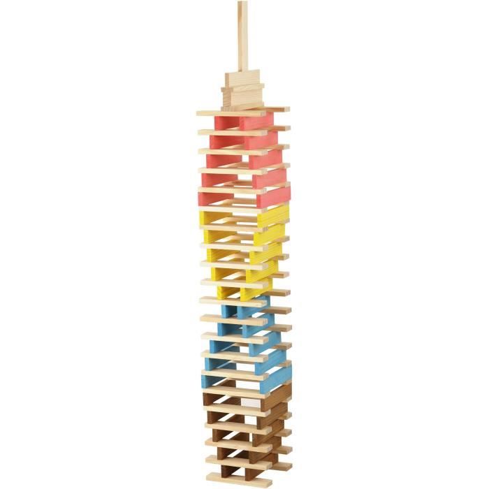 Image secondaire de Técap Multicolor - Jeu d'équilibre et de construction - JEUJURA - 200 pieces