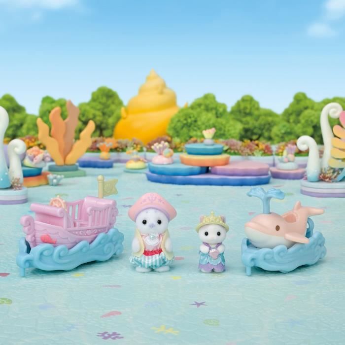 Image secondaire de Mini-figurines - SYLVANIAN FAMILIES - Le petit train de la mer - Des 3 ans