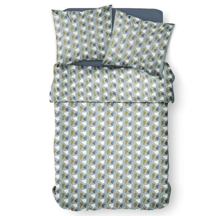 TODAY COMPLETO LETTO - COPRIPIUMINO 240X260 + 2 FEDERE 63X63 - 100% COTONE 57 fili - Mawira 2.19