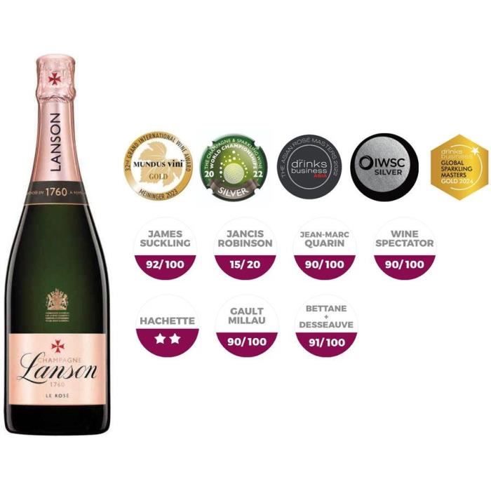 Lanson Ros� 75 cl