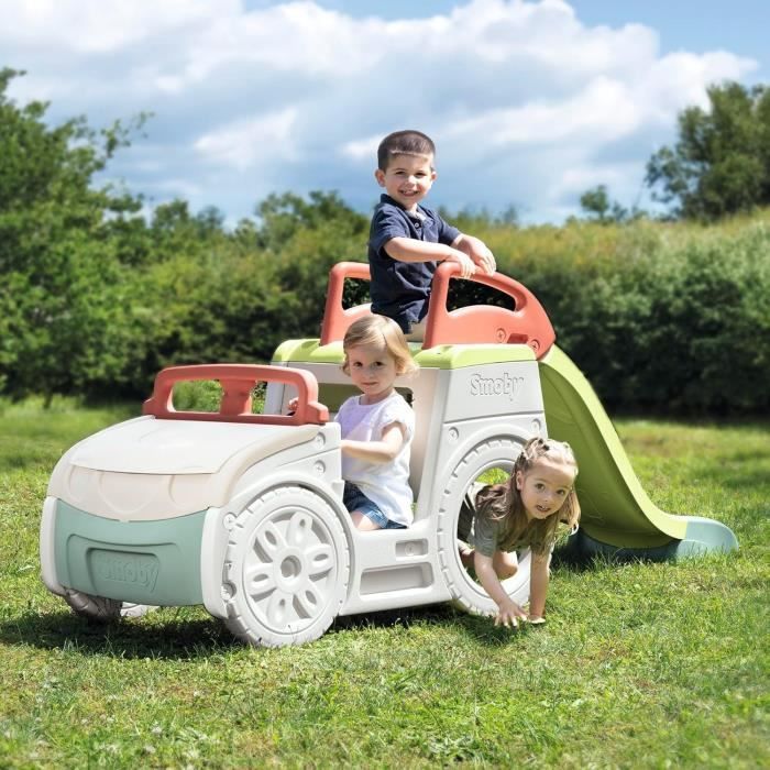 Image secondaire de Smoby Life Adventure Car - Toboggan et Bac à Sable pour Enfants