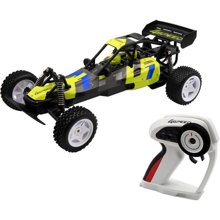 Buggy teledirigido - 4 velocidades - Desert Runner - Amarillo - 20 km/h - Exterior