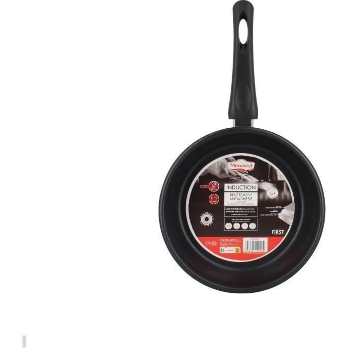 Frying pan - MENASTYL - 6020244 - Stainless steel - 20 cm - Suitable for all hobs including induction