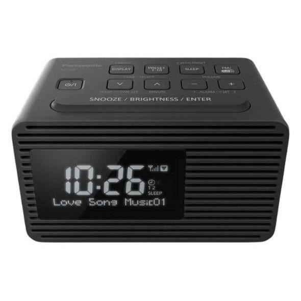 Image secondaire de Radio réveil - PANASONIC - RC-D8EG-K - DAB+ - Snooze - Noir