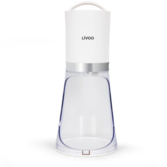 Appareil a glace pilée - LIVOO - DOM462 - 150 mL - 2 tailles - Mise en route automatique - Réservoir - Lame en acier inoxydable