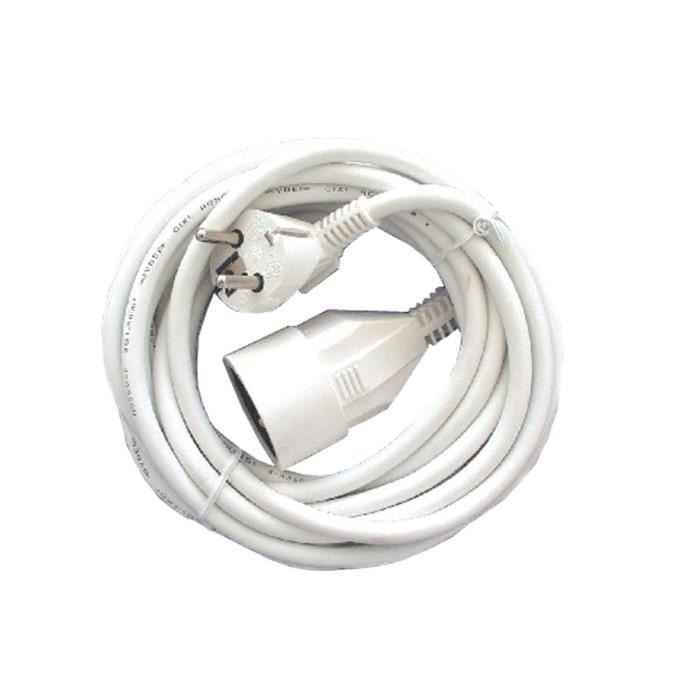 Cavo prolunga CHACON HO5VVF 3 x 1,5 mm² - 10 m - Bianco
