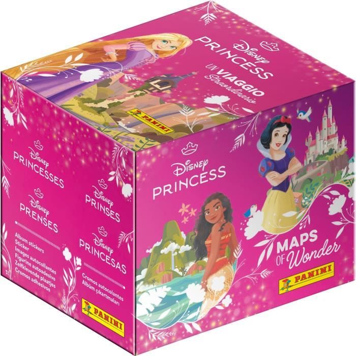 Stickers - PANINI - Disney Princess 2025 - Boîte 36 pochettes - 180 stickers