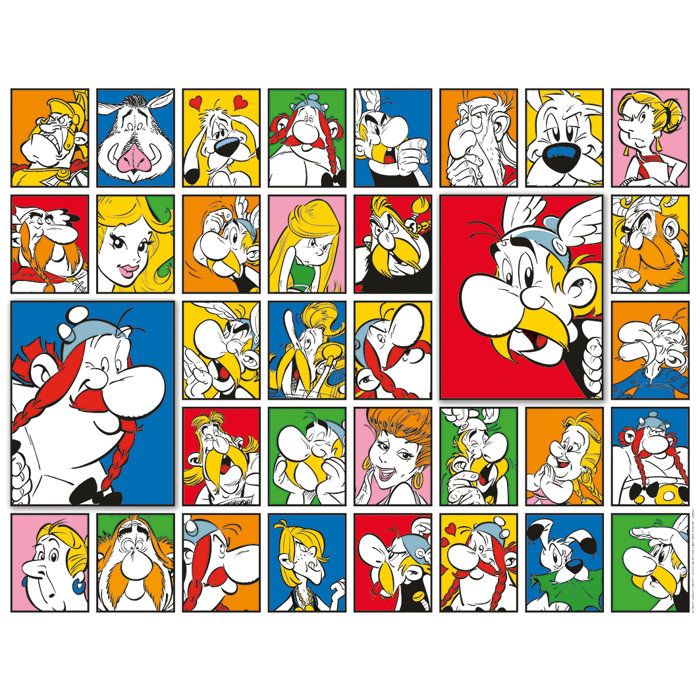 Image secondaire de Puzzle Nathan 2000 pièces - Les Portraits d'Astérix