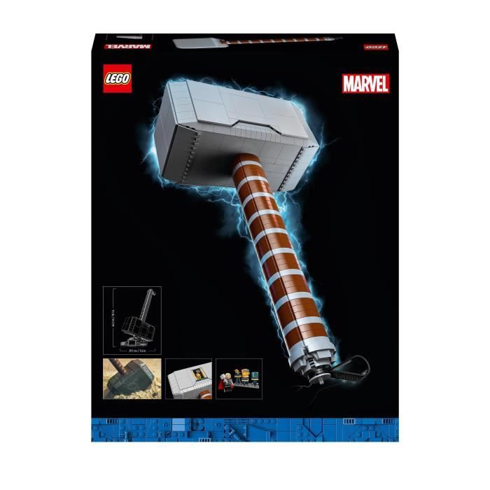 LEGO 76209 Marvel Le Marteau De Thor?, Maquette a Construire, Avengers de la Saga Infinity, Figurine Thor et le Gant de l'Infini