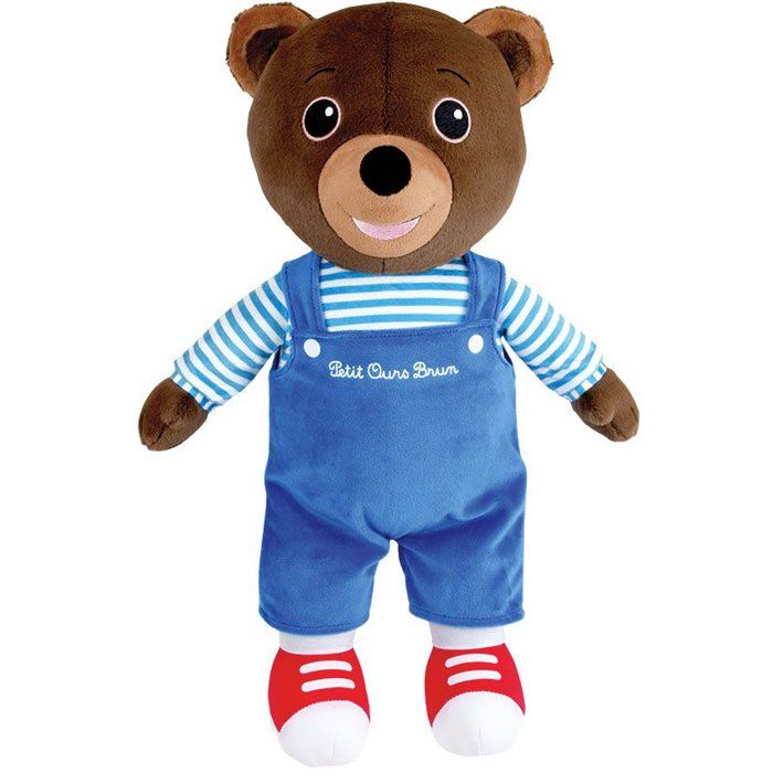 Image secondaire de Peluche Petit Ours Brun Douceur 45 cm - JEMINI