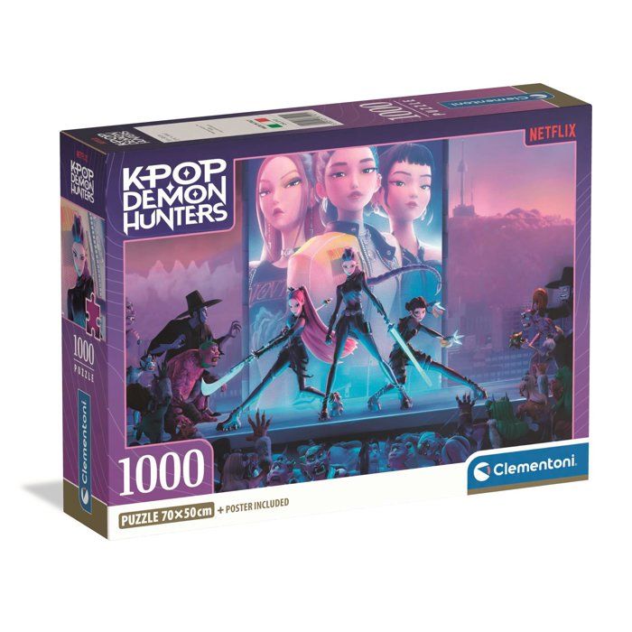 Puzzle K-Pop Demon Hunters 1000 Pièces - CLEMENTONI
